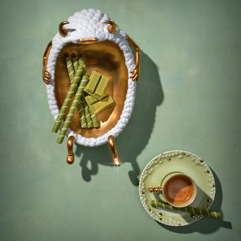 Haas Lazy Susan Catchall - White - Luxury Home Decorative Objects