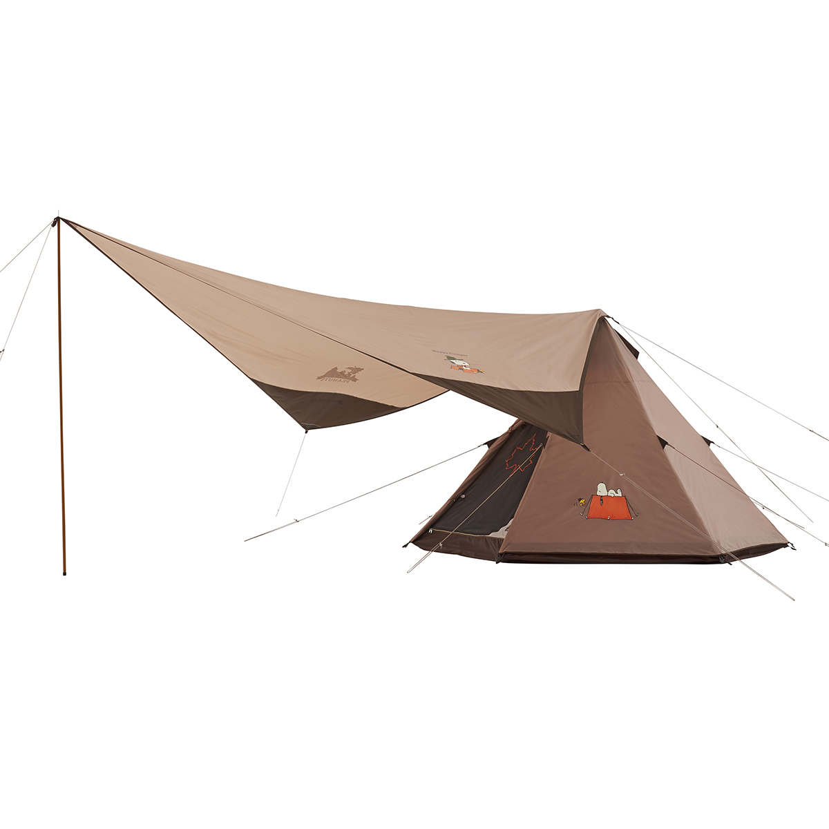 SNOOPY ウィングタープセット-BB |ギア|日/火/風除け|タープ|製品情報