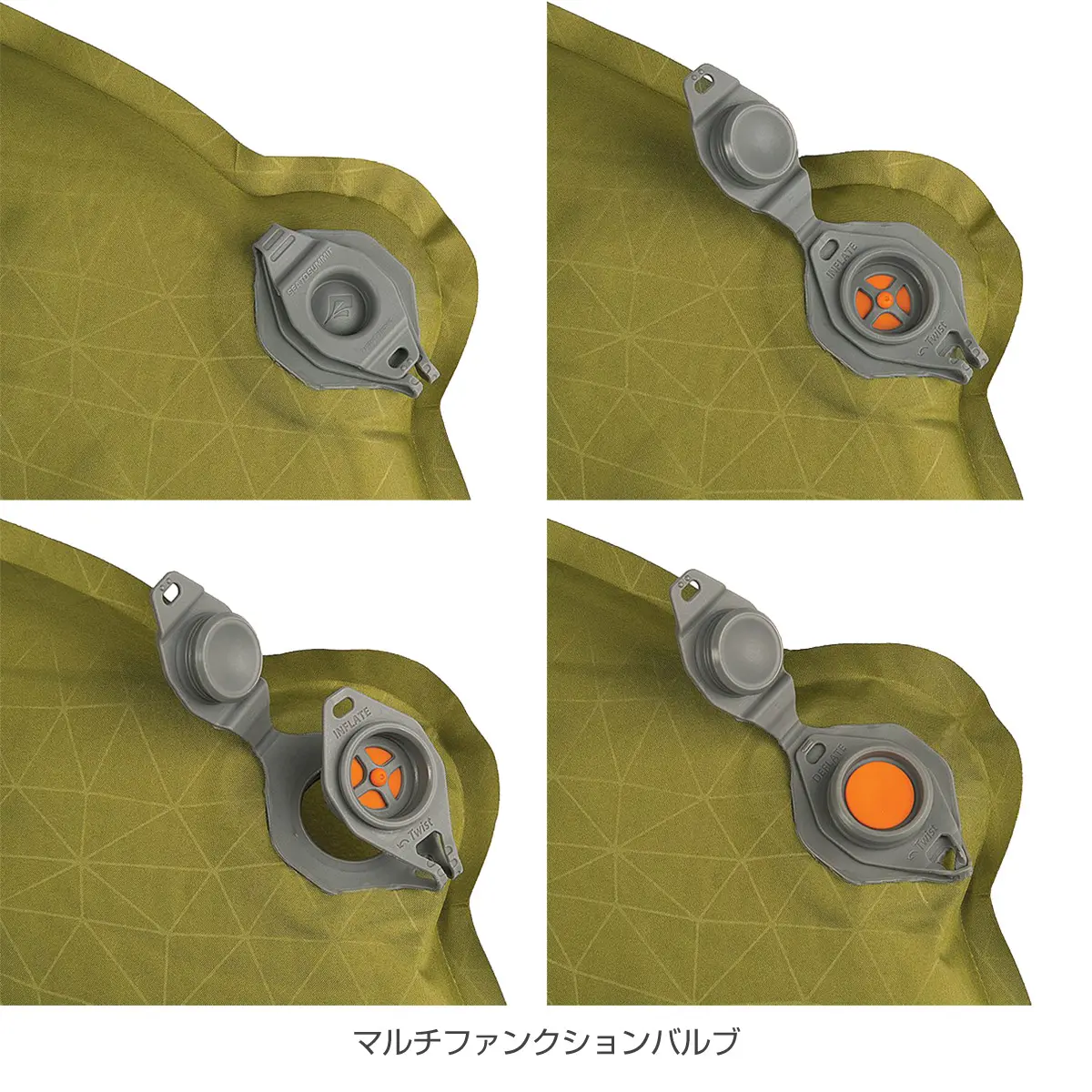 キャンプマットS.I.マット(レギュラー オリーブ): シートゥサミット