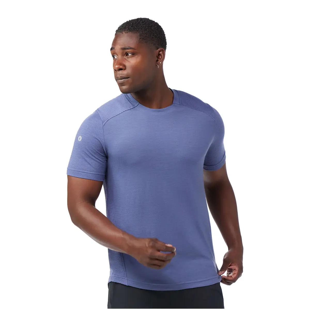 メンズ アクティブメッシュ ショートスリーブ(S ナイトフォールブルー