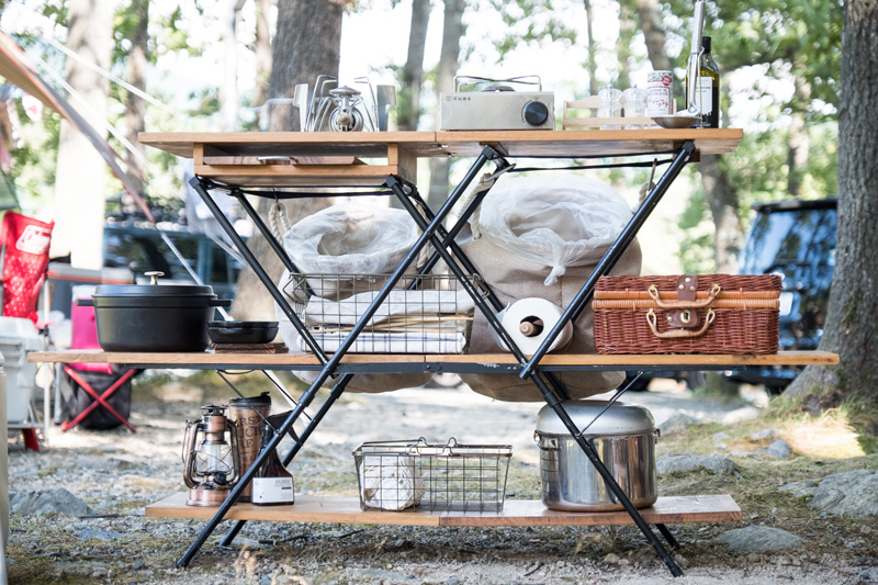 ユニフレームのキッチンスタンドをかっこよくリメイク！ | キャンプ