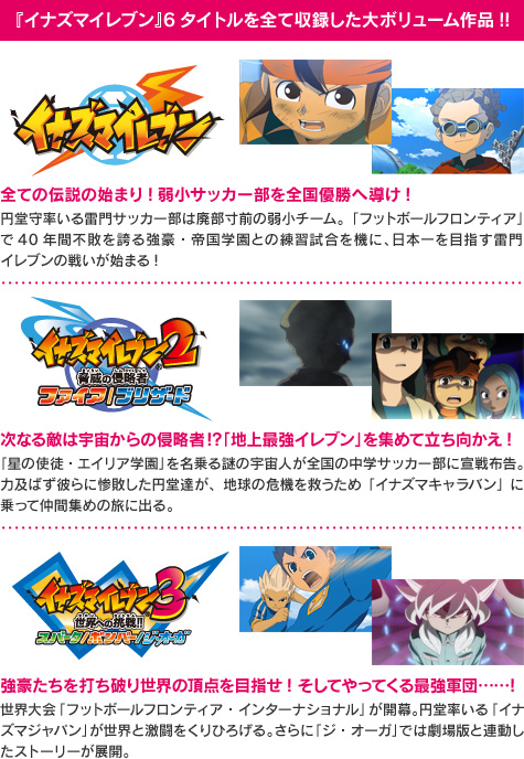 円堂守の戦いの全てがこの一本に!!『イナズマイレブン1・2・3!! 円堂守