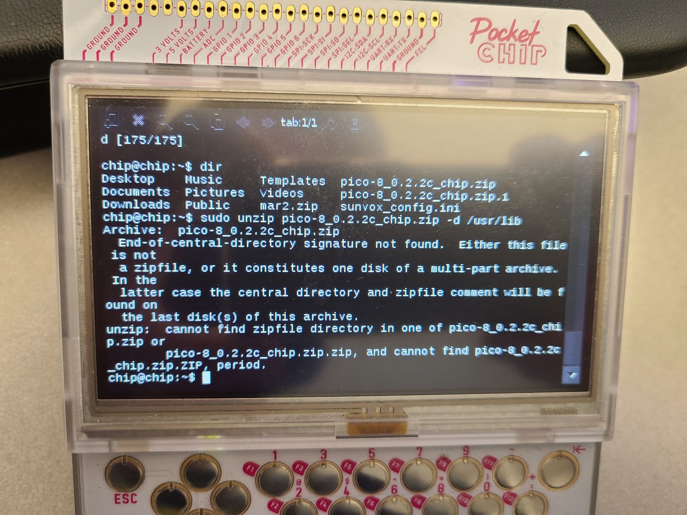PICO-8 For PocketCHIP