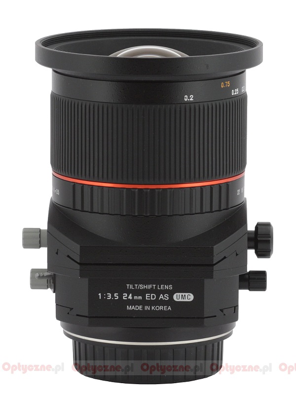 Samyang T-S 24 mm f/3.5 ED AS UMC - LensTip.com