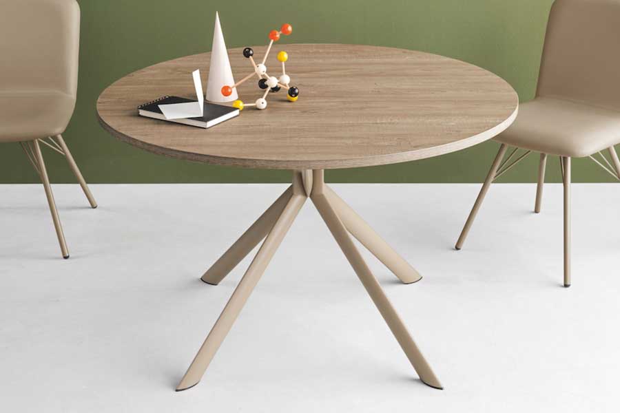 廃番】カリガリス コヌビア ジョーべ 伸長式円形ダイニングテーブル