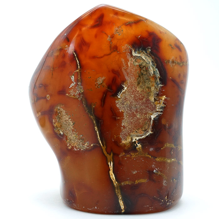 瑪瑙 めのう メノウ カルセドニー アゲート 酸化鉄 気分高揚 置物 風水