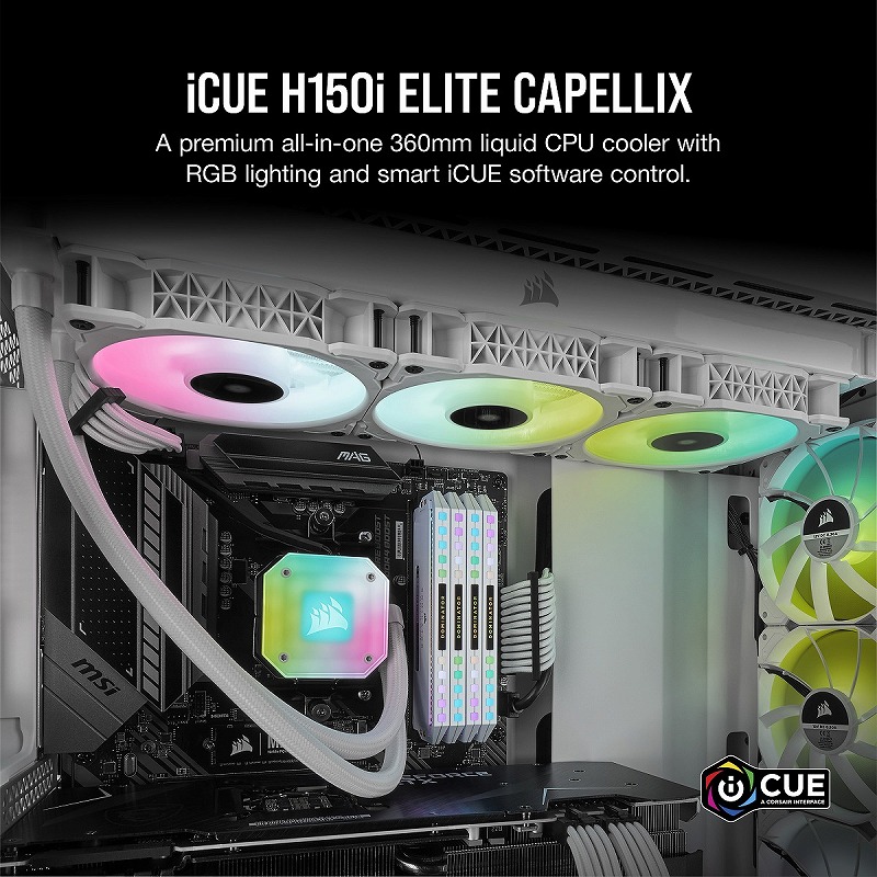 iCUE H150i ELITE CAPELLIX WHITE | 株式会社リンクスインターナショナル