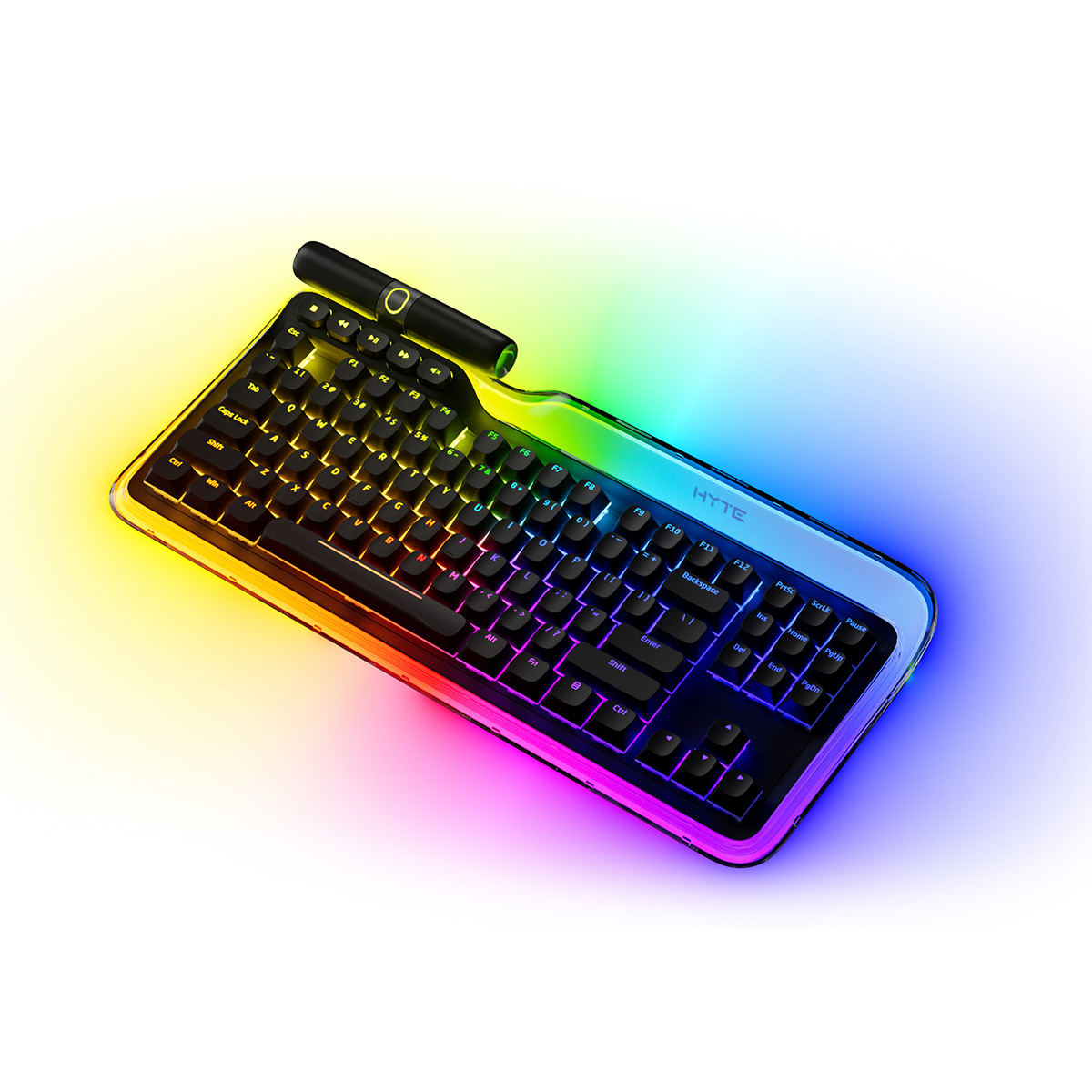 HYTE、本体が光るRGBメカニカルキーボード「HYTE Keeb TKL」発売