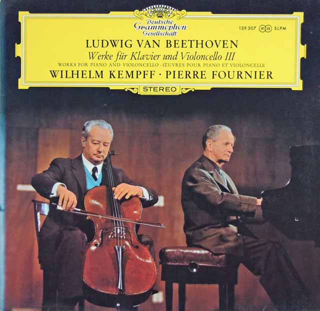 LP レコード フルニエ&ケンプのベートーヴェン/チェロソナタ第5番ほか