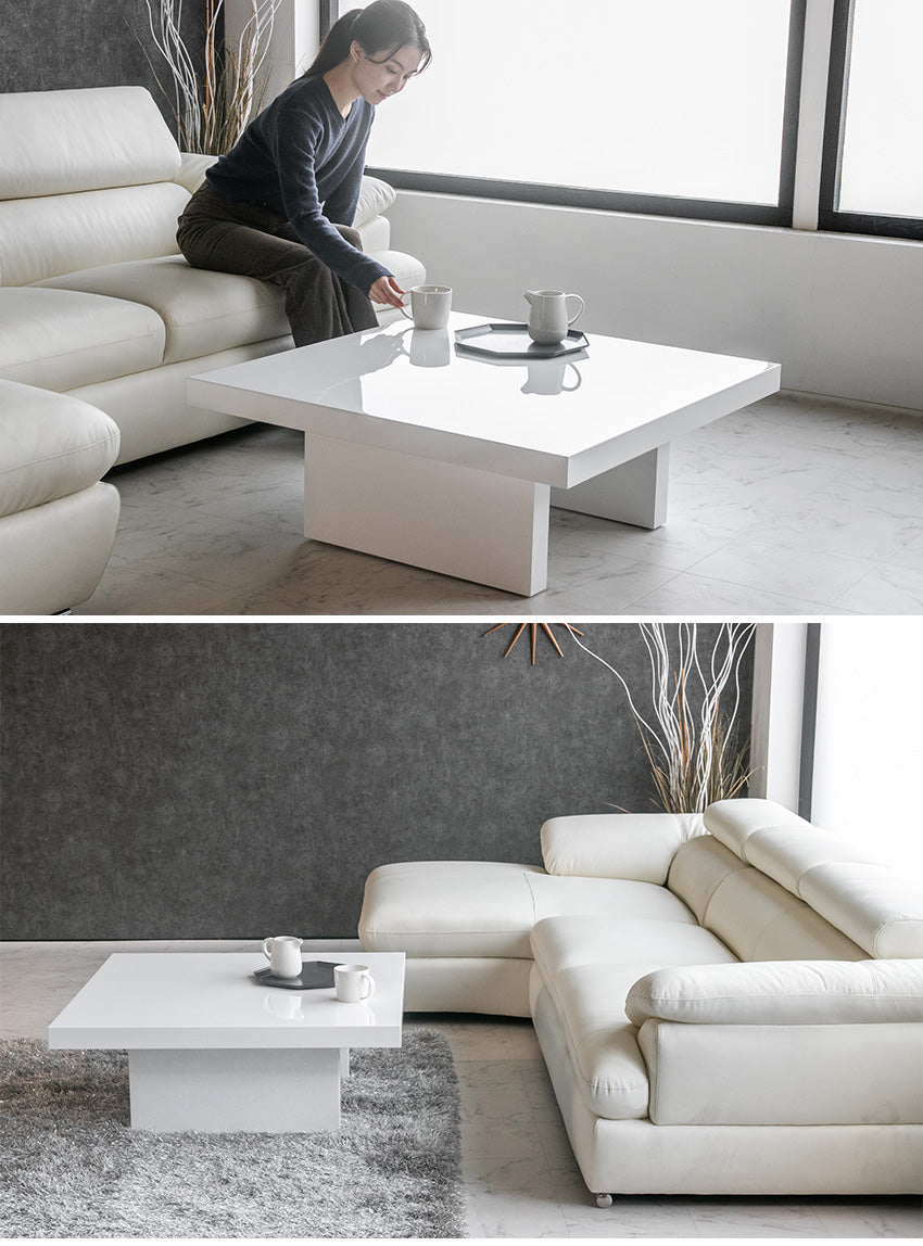 lushroom センターテーブル ウォールナット ブラックオーク ホワイト