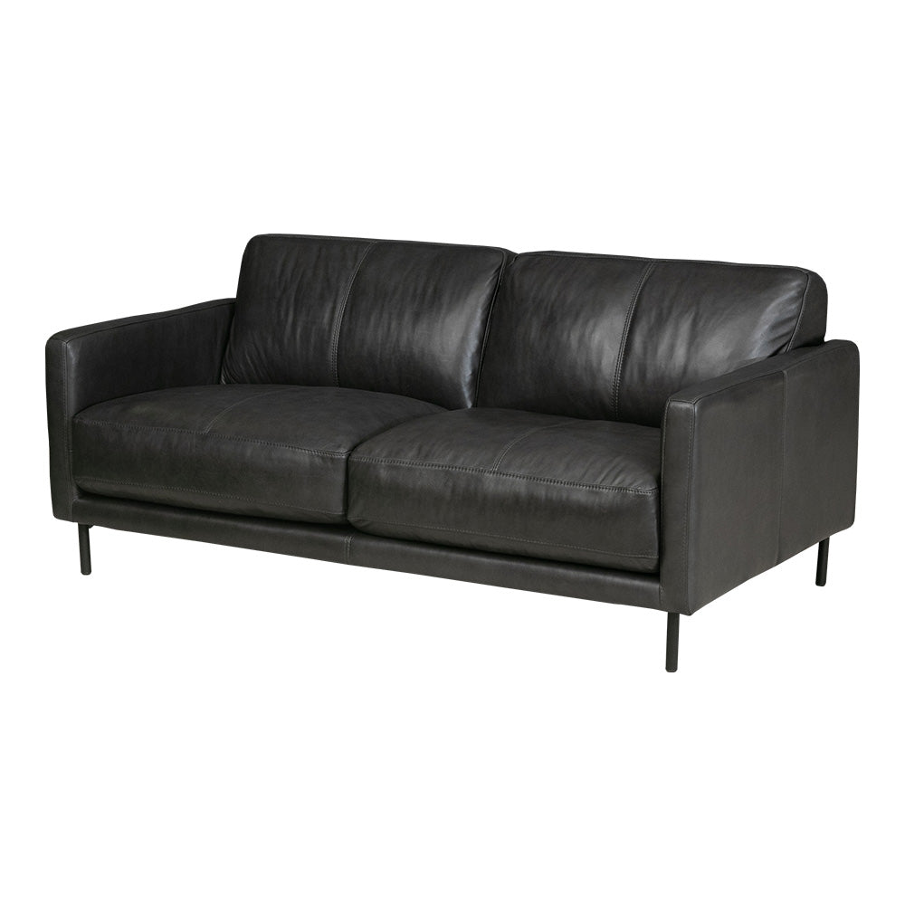 lushroom ソファ 本革 総革 2人掛け レザー ライトブラウン