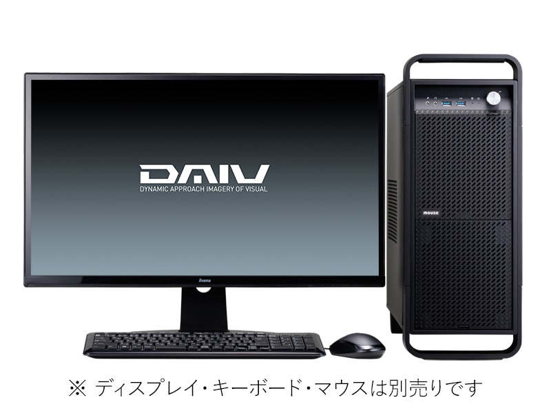 DAIV A7 [ Windows 11 ] 高解像度の動画編集や多重レイヤー処理も快適