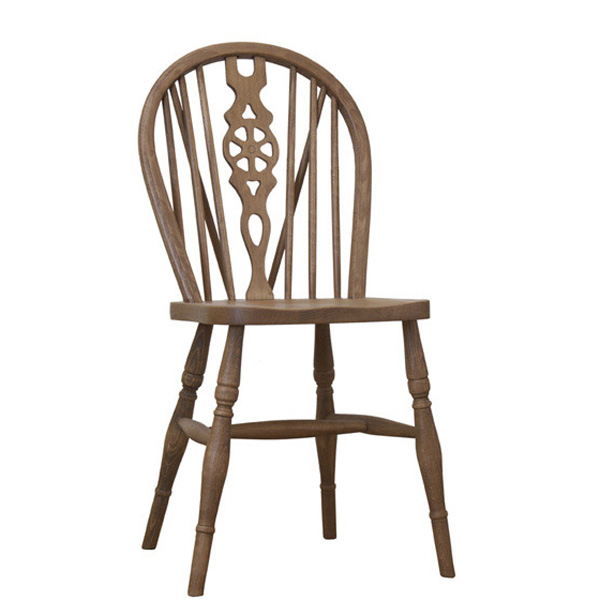 英国スタイル家具 ダイニングチェア ホイールバック MGオイル塗装 【開