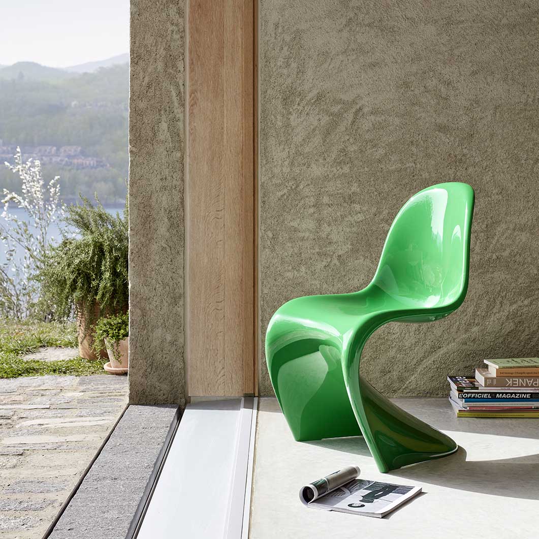 パントン チェア クラシック グリーン(グリーン)：ホーム