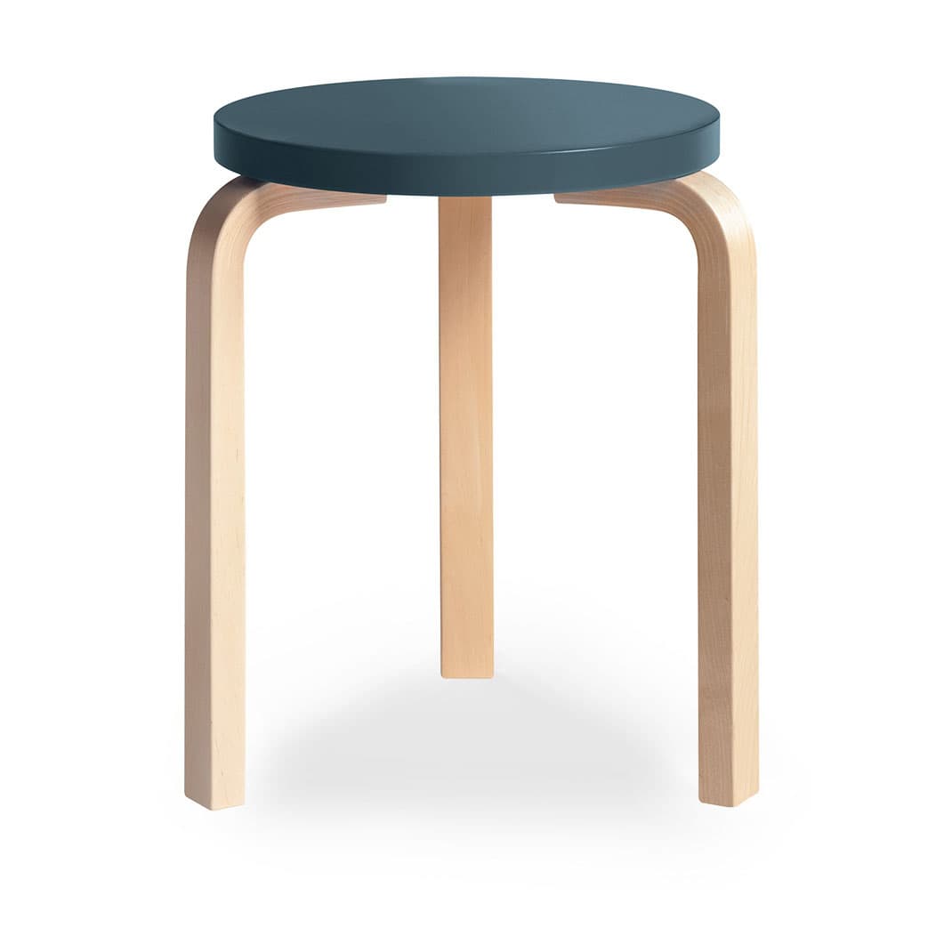 Artek スツール 60 ブルーラッカー(ブルーラッカー)：ホーム