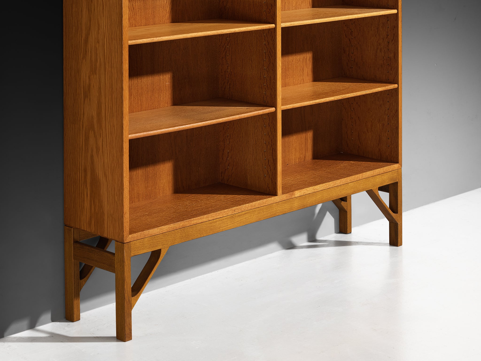 Børge Mogensen Bookcase in Oak with Open Shelving