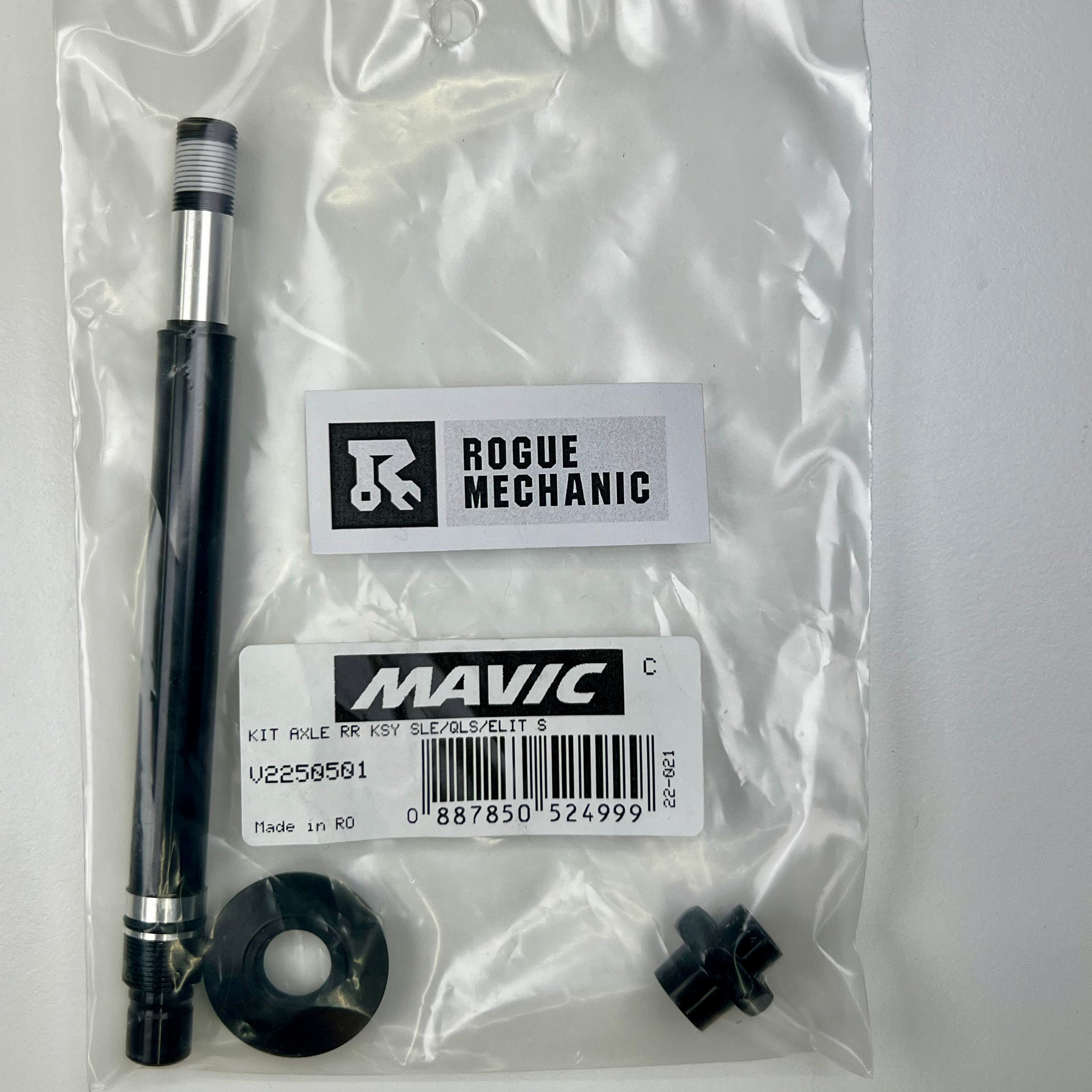 Mavic Rear Axle Assembly Part# 33001001 / V2250501 Ksyrium Pro