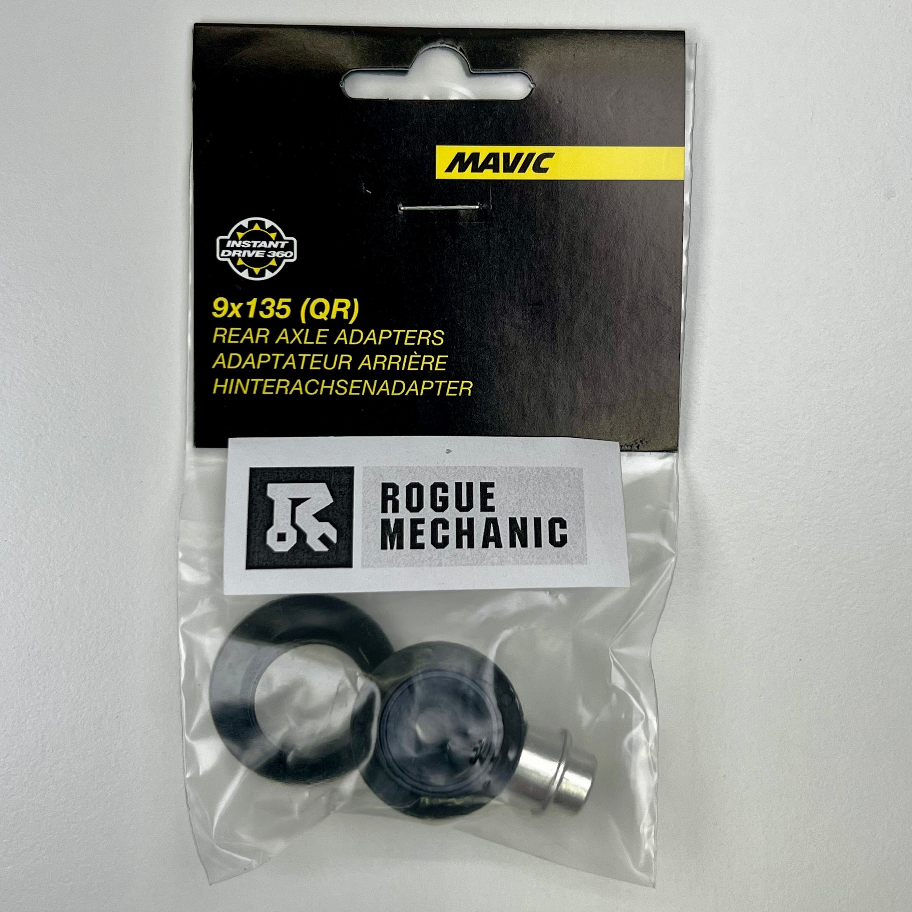 Mavic QRM Auto 9x135 QR Rear Axle Adapters V2510801 | Mavic Parts