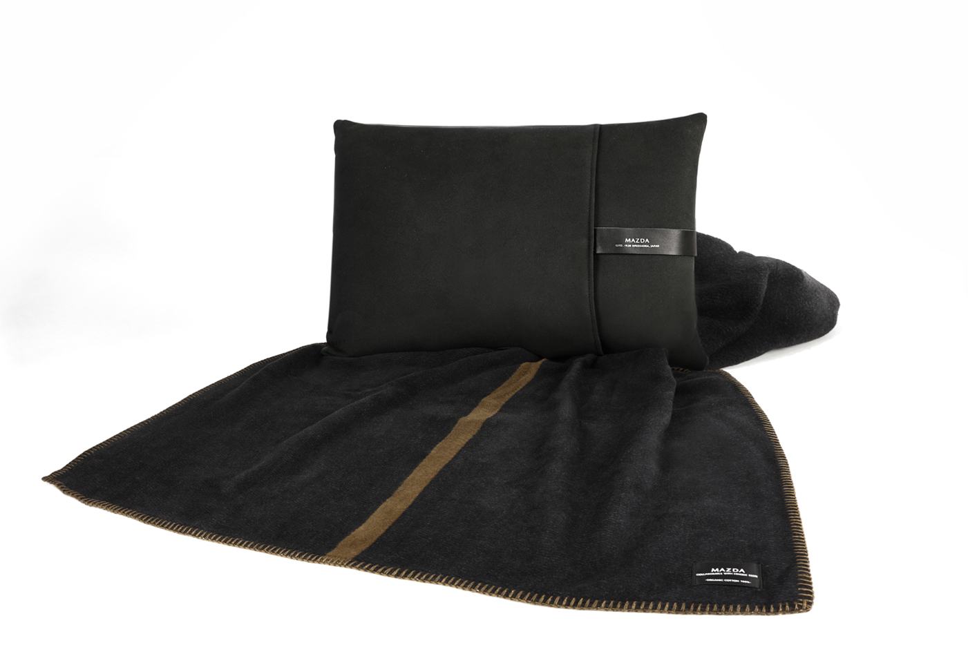 MAZDA JOURNEY クッションブランケット（ブラック）
