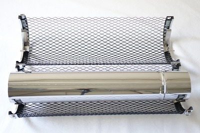 煙突ガード ラス網バネ式 450ミリ 商品詳細│薪ストーブの新保製作所