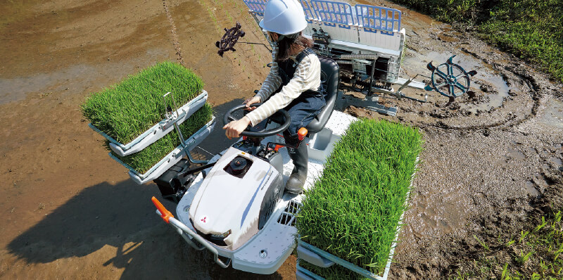 作業性能｜Rice transplanter LC41｜田植機｜製品情報｜製品紹介｜三菱