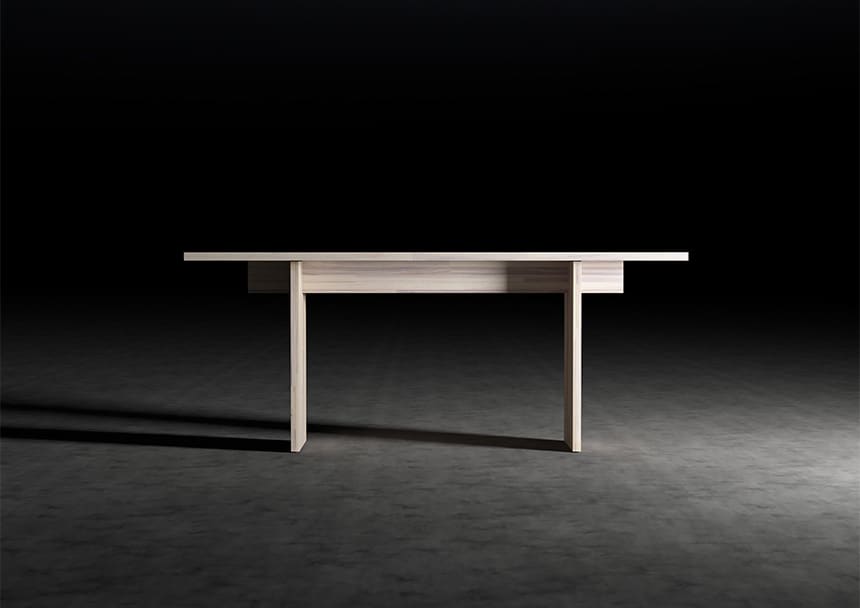 Tavola コンソールデスク 木製脚 | Tavola 大きなテーブル・デスク