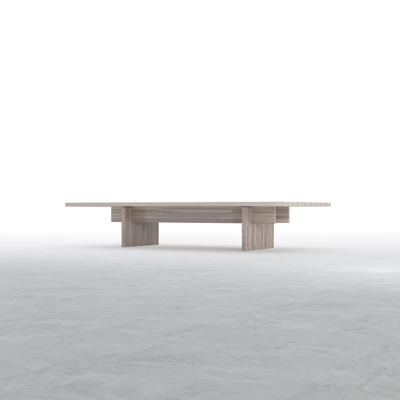 座卓 木製脚 幅1800×奥行900㎜ ラバーウッド（ホワイト）食卓・ロー