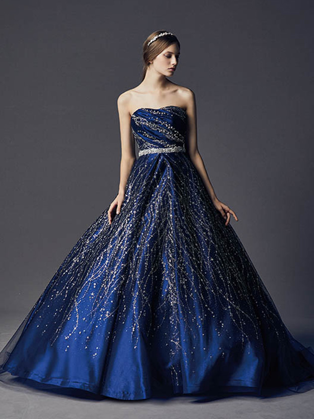 SIC0072 navy | ウエディングドレス『マリアローザ（MARIAROSA）』