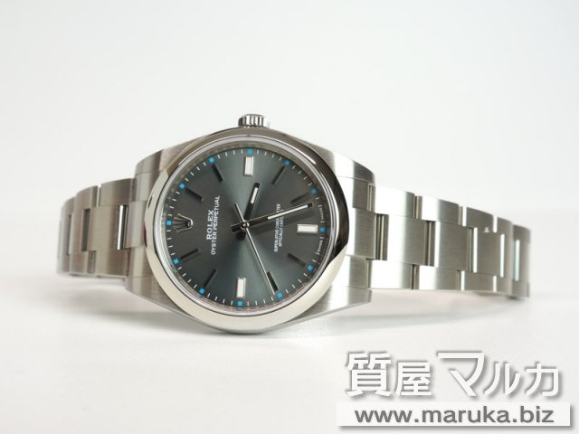 ロレックス オイスターパーペチュアル グレー 114300の買取・質預かり
