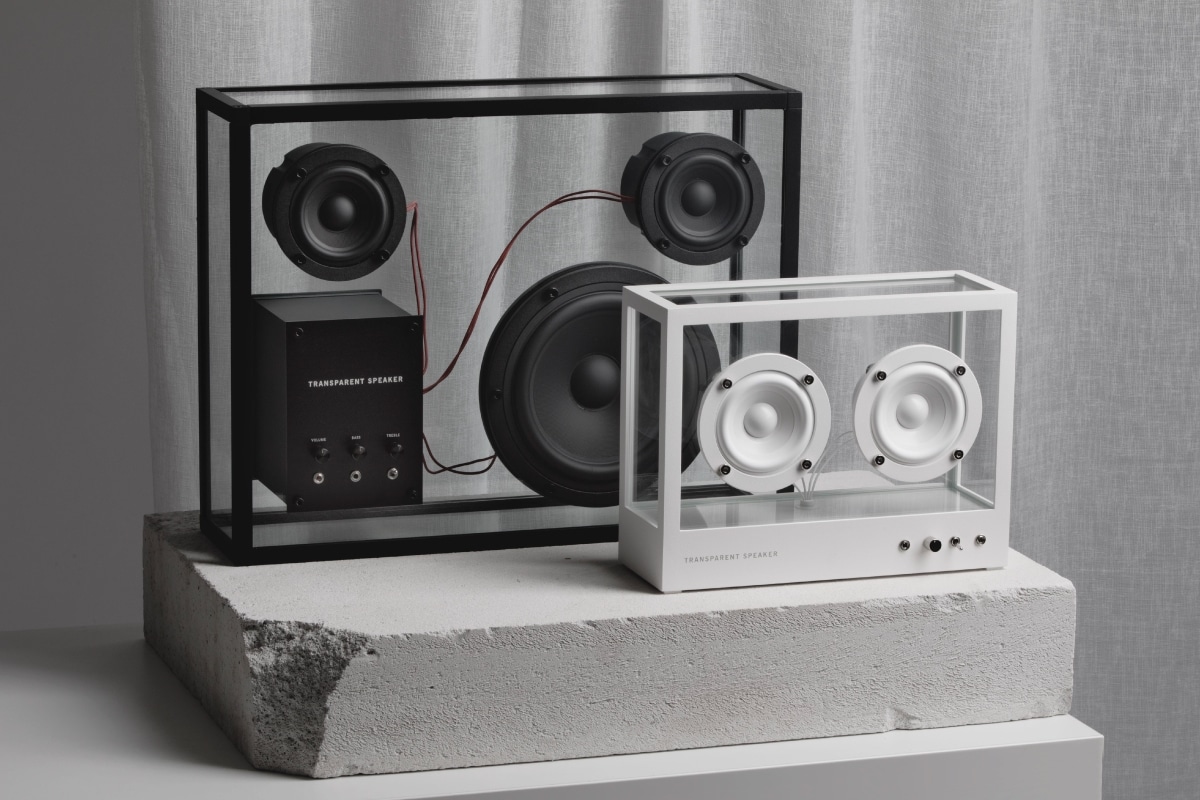SMALL TRANSPARENT SPEAKER(WHITE)の通販 / マスターウォール