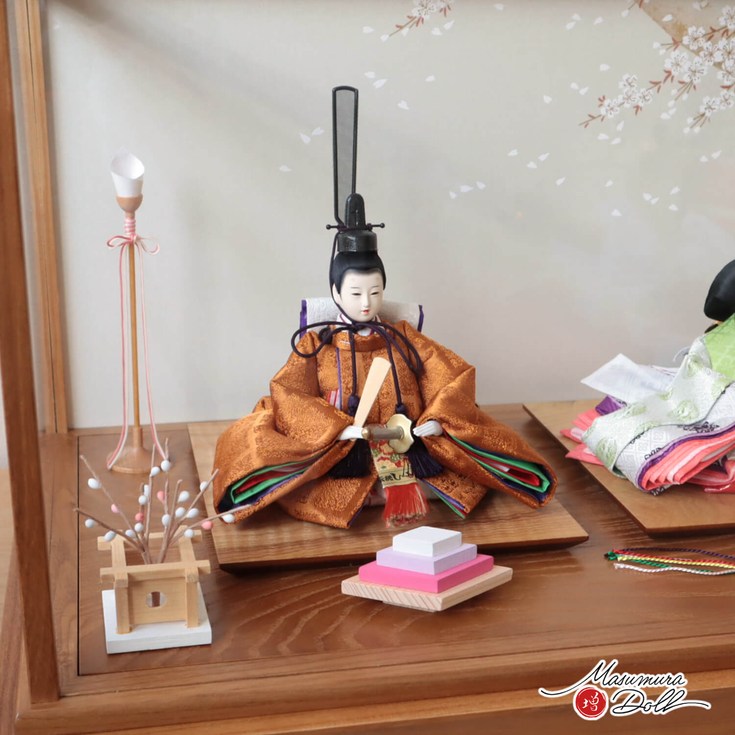 雛人形 ケース飾り コンパクト モダン おしゃれ インテリア ひな人形