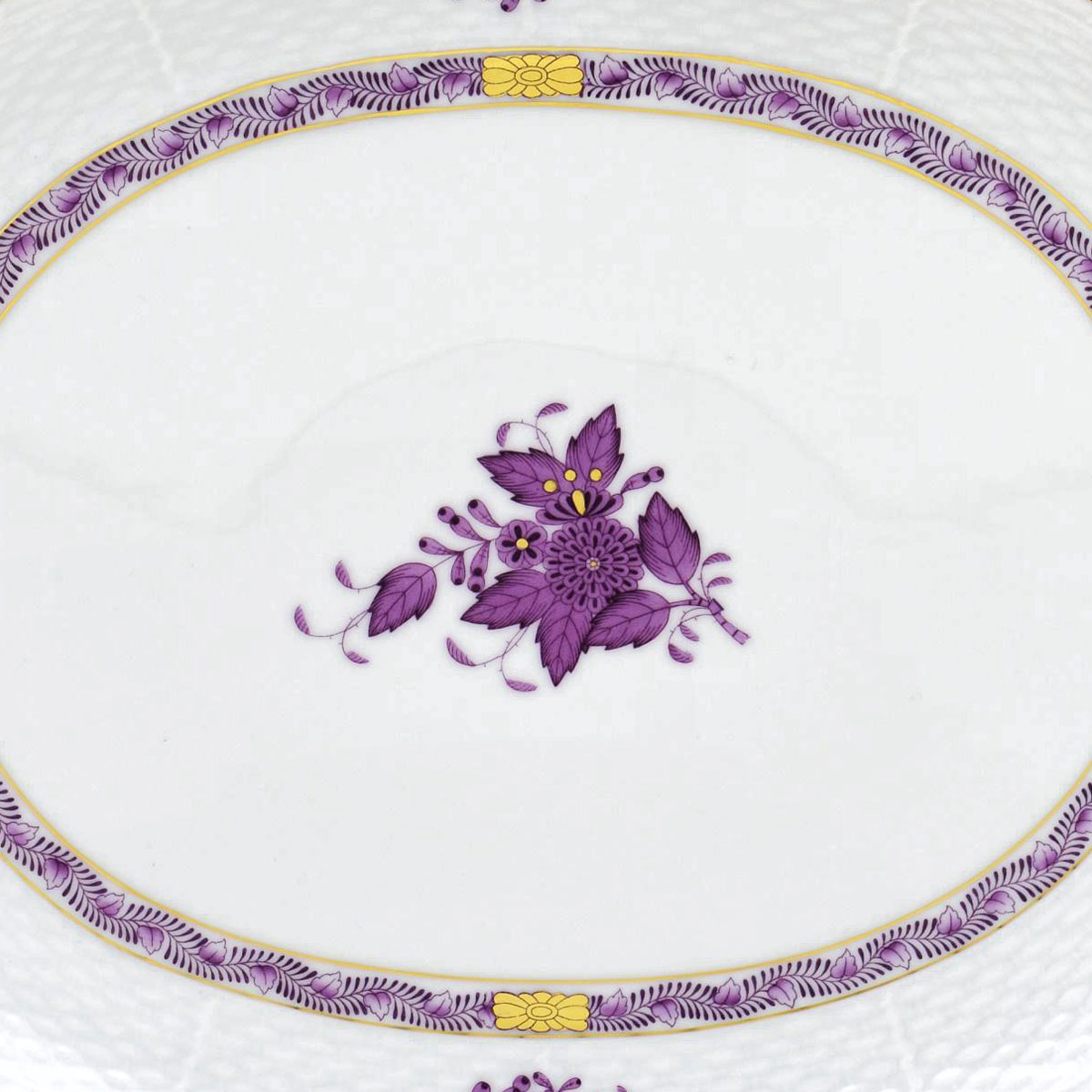 ヘレンド(Herend) サービストレイ(S)(幅:31cm) 盆 アポニーライラック