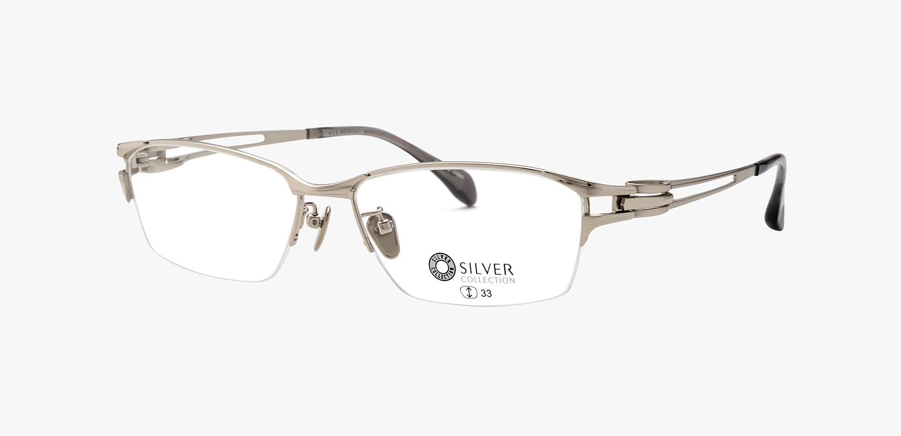 ｼﾙﾊﾞｰｺﾚｸｼｮﾝ SLV-520(57 ｼﾙﾊﾞｰ): メガネフレーム｜眼鏡市場【公式