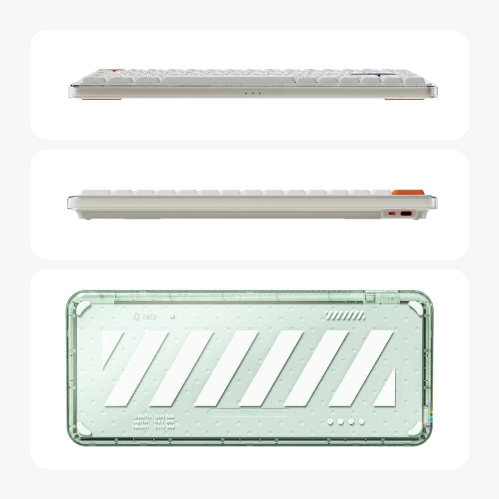 MOJO84 Plastic See-Through Keyboard | MelGeek