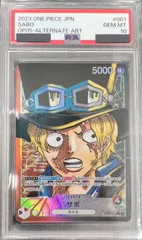 PSA10鑑定済】サボ【リーダーパラレル】《多色》 パラレル版OP05-001