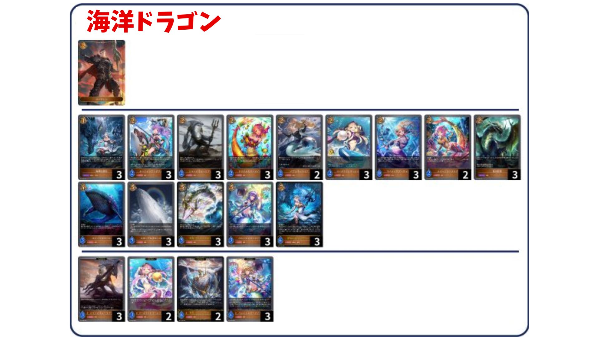 デッキ販売】海洋ドラゴン 販売ページ｜シャドバ通販｜高価買取も実施