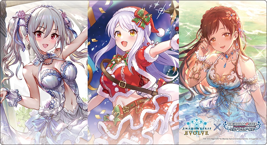 プレイマット『神崎蘭子&イヴ・サンタクロース&新田美波』 販売ページ