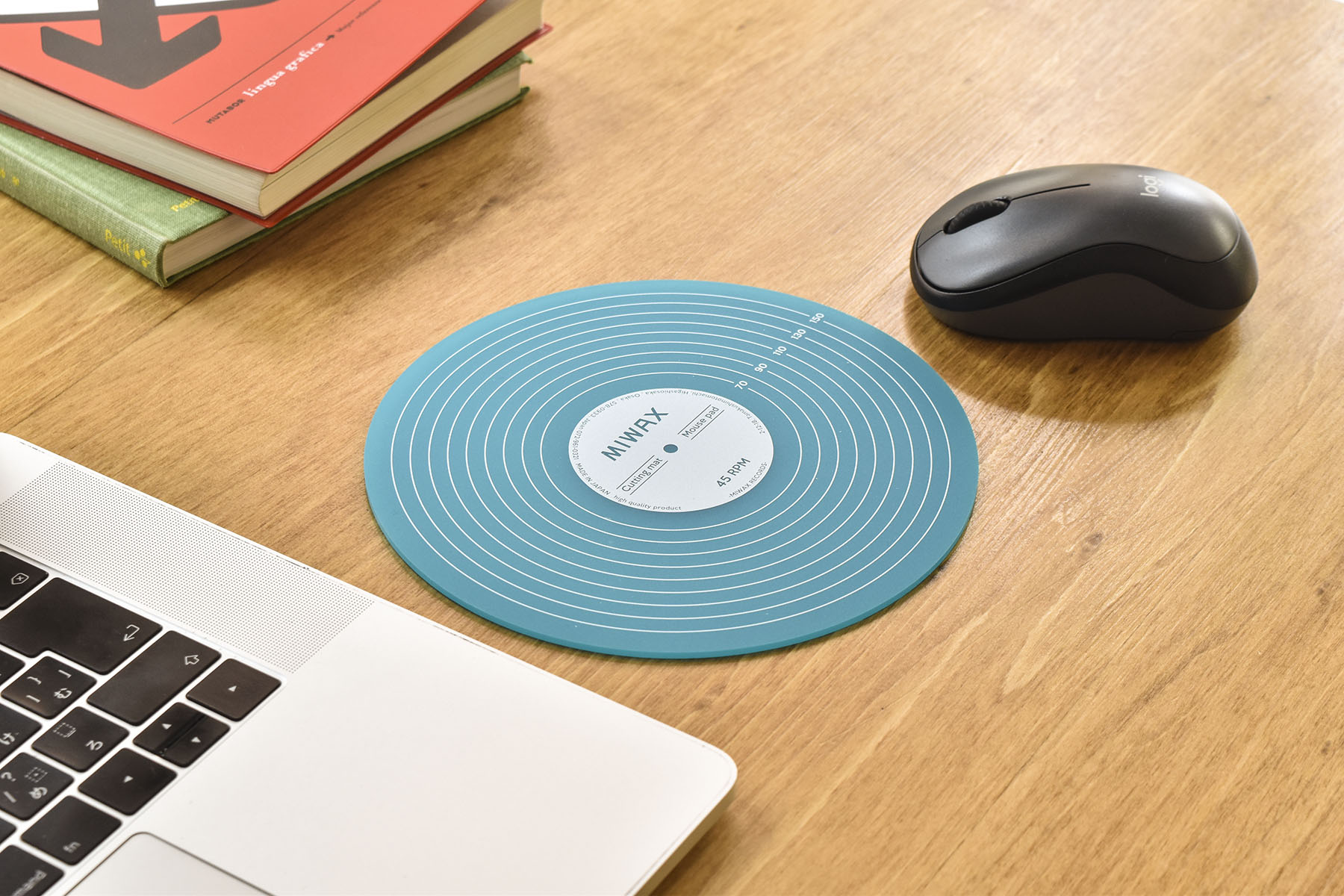 レコードカッティングマット＆マウスパッド｜特注デスクマット