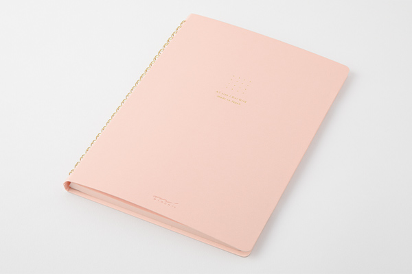 リングノート＜A5＞ カラー ドット方眼 ピンク(15332006)｜ミドリ