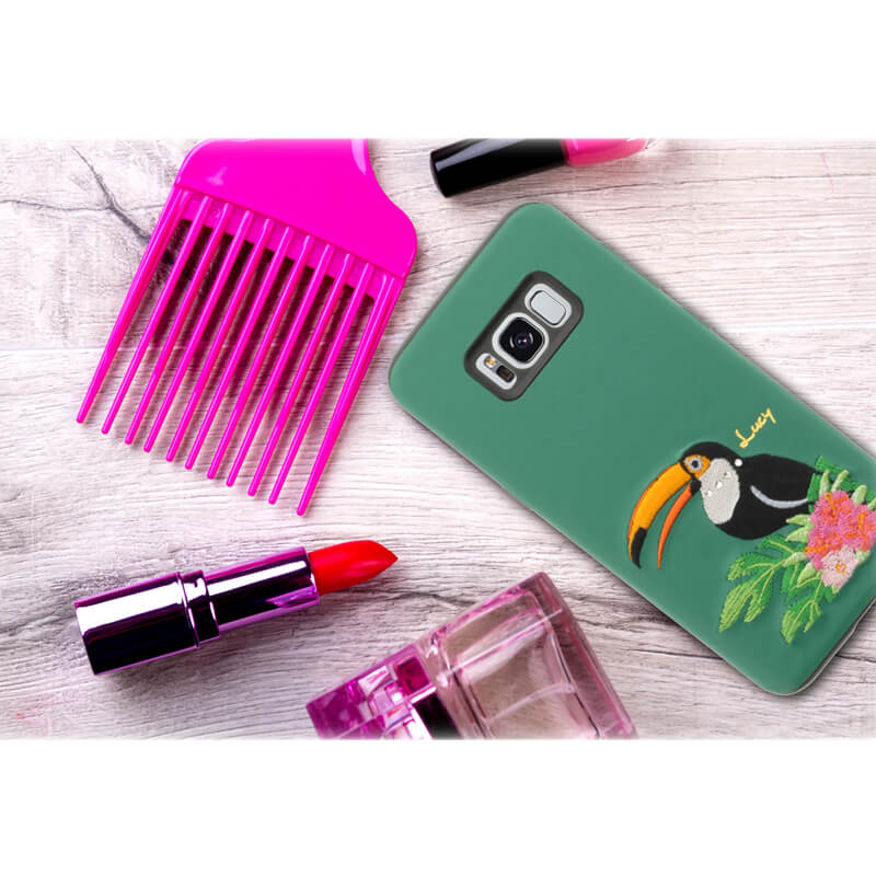 Galaxy S8 SC-02J/SCV36 【Lucy】クリスタル/刺繍ハイブリットケース