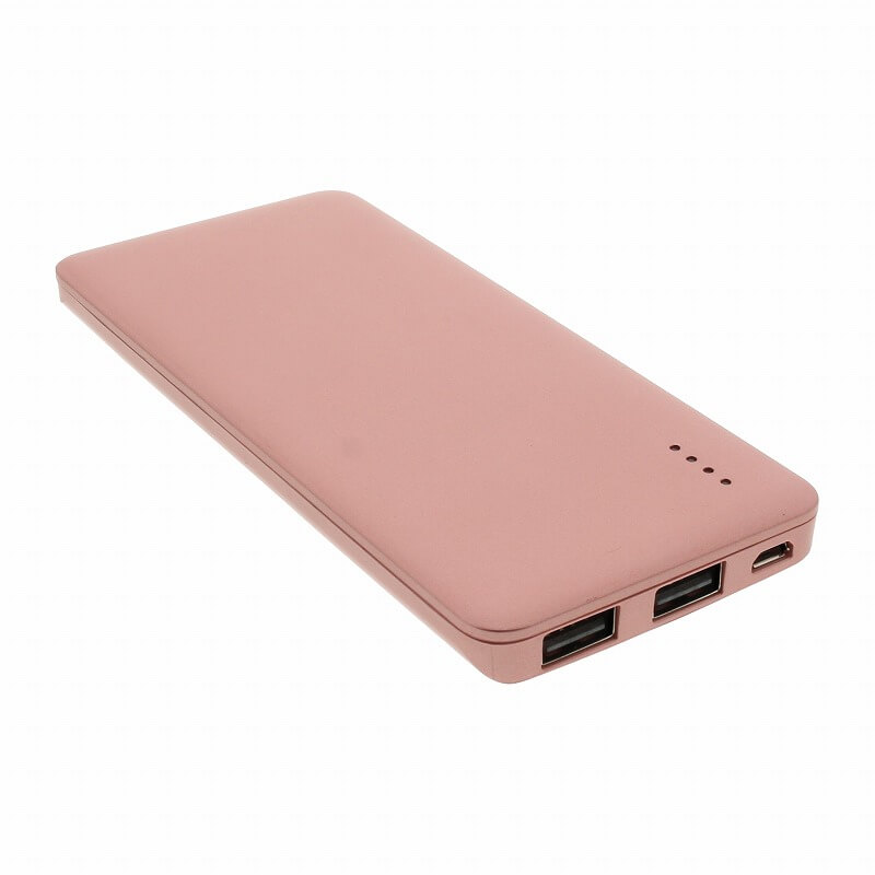 モバイルバッテリー 急速充電・安心設計 5000mAh ローズゴールド