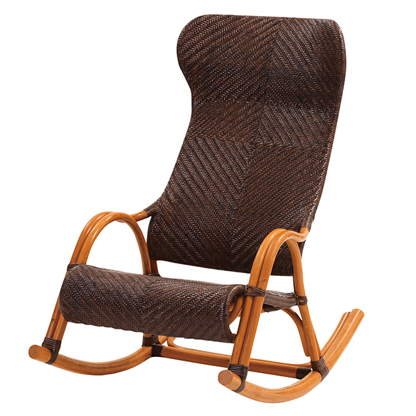 ラタン手編み ロッキングチェア アジロ編み C100CBを激安で販売する