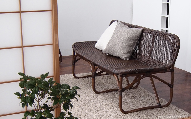ラタン手編み カウチソファ C116KAを激安で販売する京都の村田家具