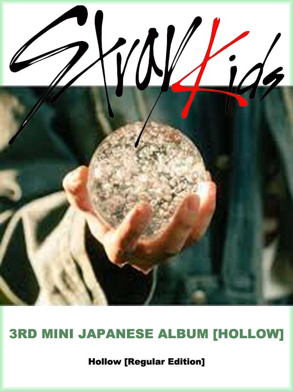 STRAY KIDS 3RD MINI JAPANESE ALBUM [HOLLOW] Regular Edition