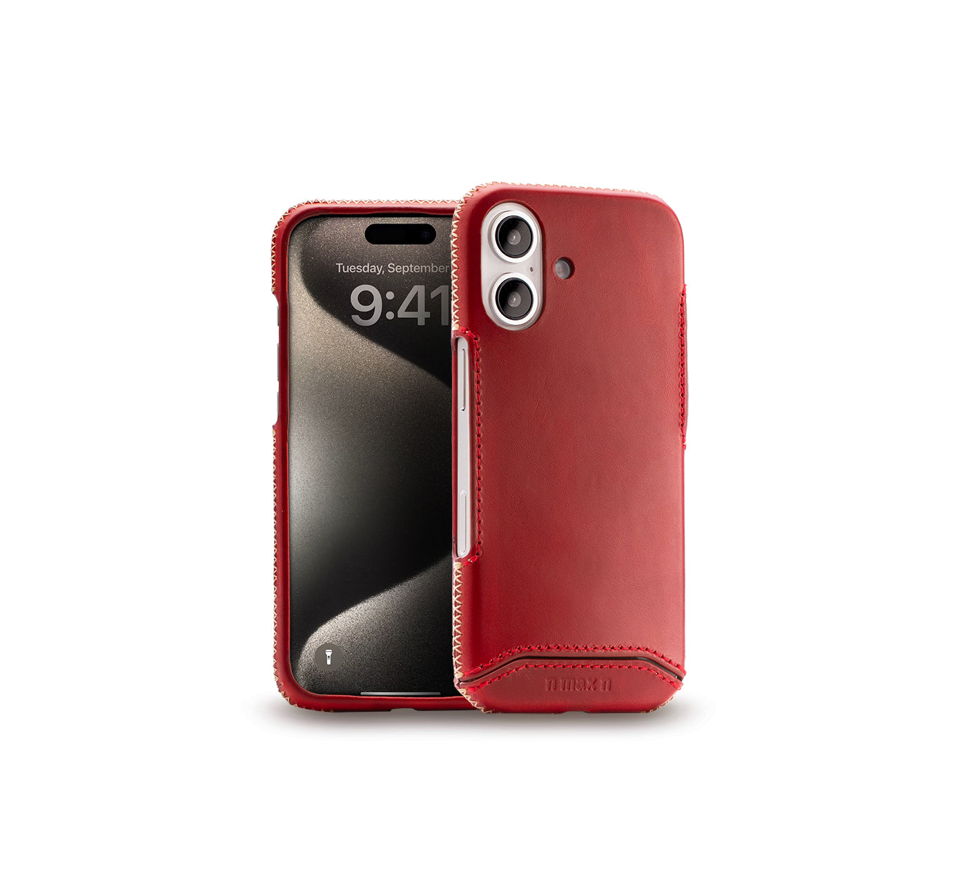 New!!Genuine Leather Full Coverage Case for iPhone 16シリーズ – n