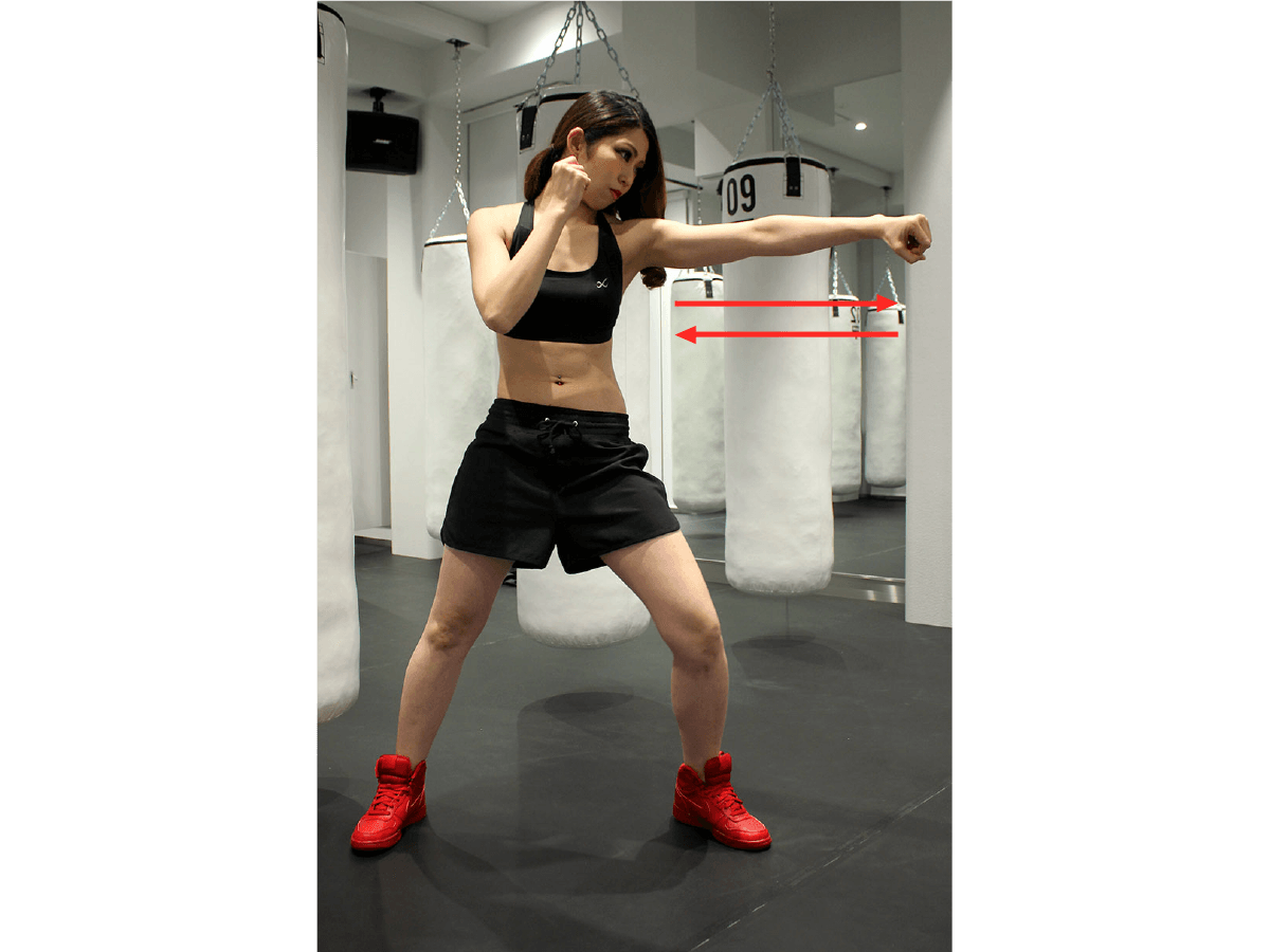 レッスンで使うパンチ】知っておきたいボクシングの基本フォームと4