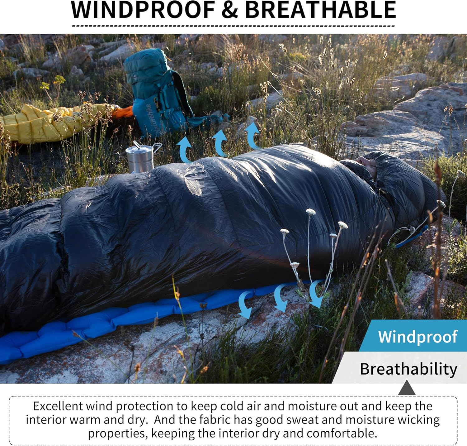CW™400 Down Ultralight Sleeping Bag 41°F / 5°C - Naturehike