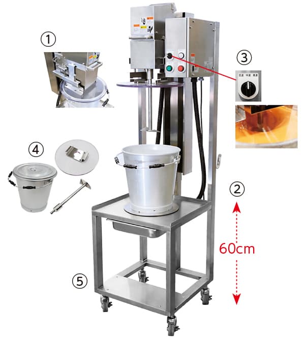 Nミキサー（高速度ミキサー）｜調理機器｜製品情報｜株式会社中西製作所