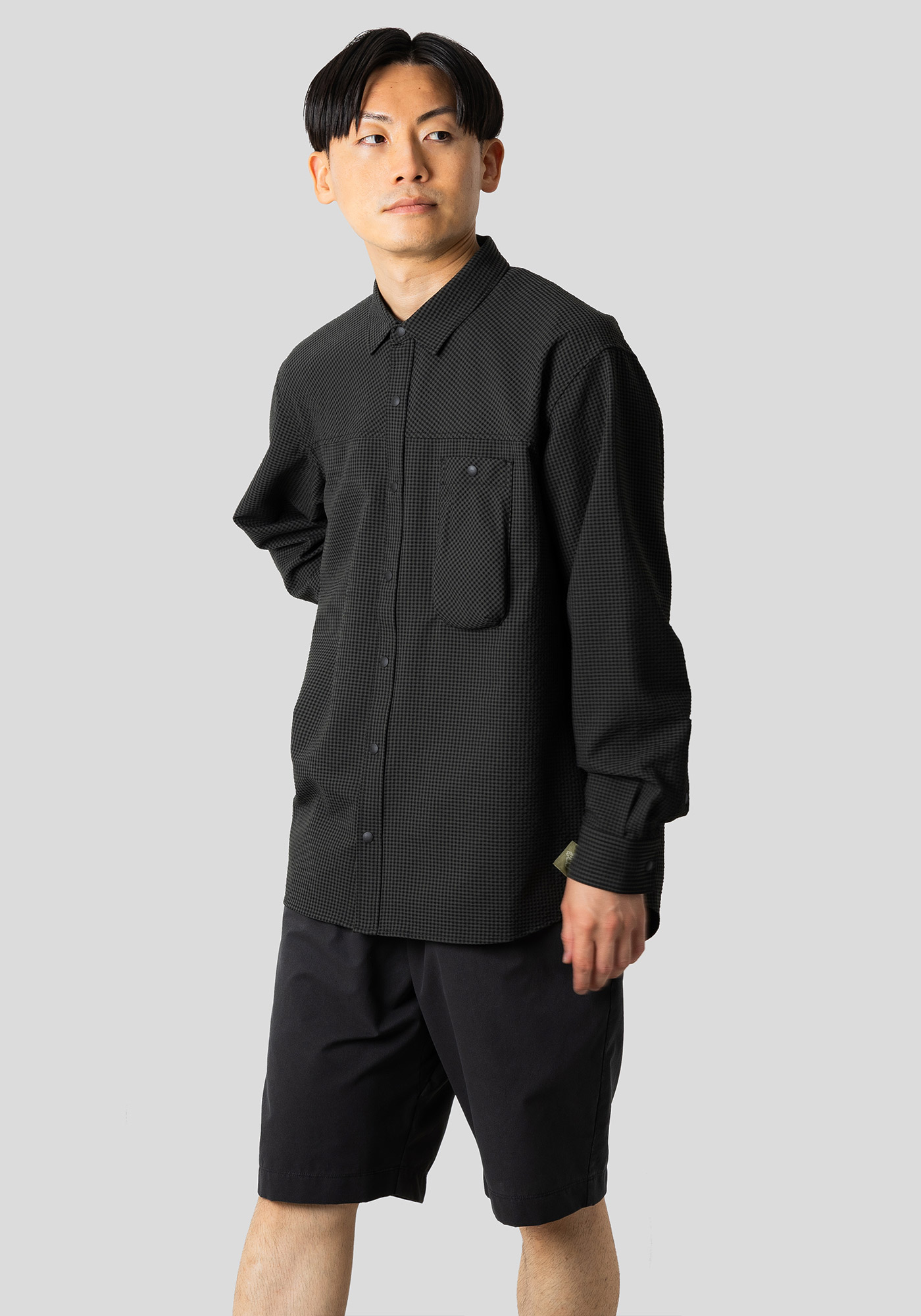 NFC サッカーギンガムシャツ(S 060：KHAKI): アパレル｜narifuri