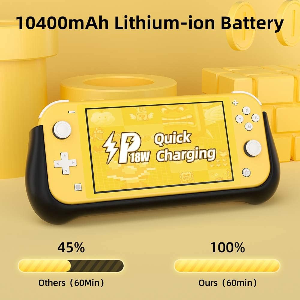 Battery Charger Case for Nintendo Switch Lite 5.5